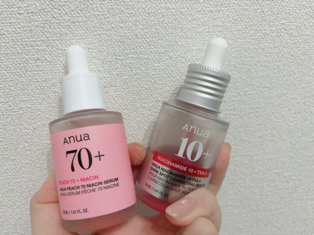 ダークスポットセラムと桃70ナイアシンセラム、どっちがおすすめ？