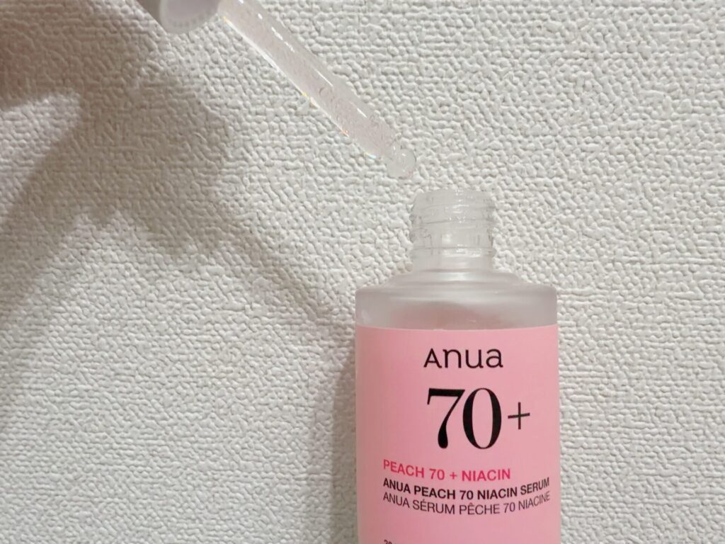アヌア 桃70ナイアシンセラムを実際に使ってみたレビュー