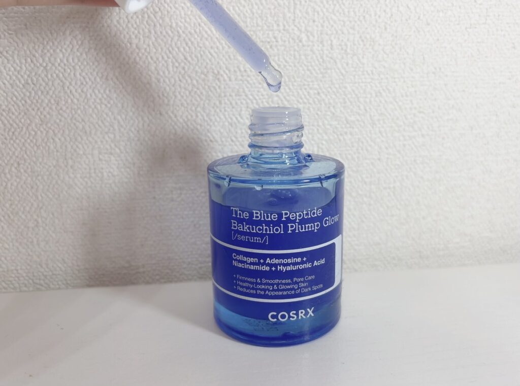 COSRX「ブルーペプチド バクチオール 縦毛穴 セラム」を実際に使ってみた感想
