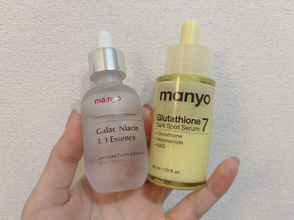 manyo グルタチオンセブン ダークスポットセラムを実際に使ってみたレビュー