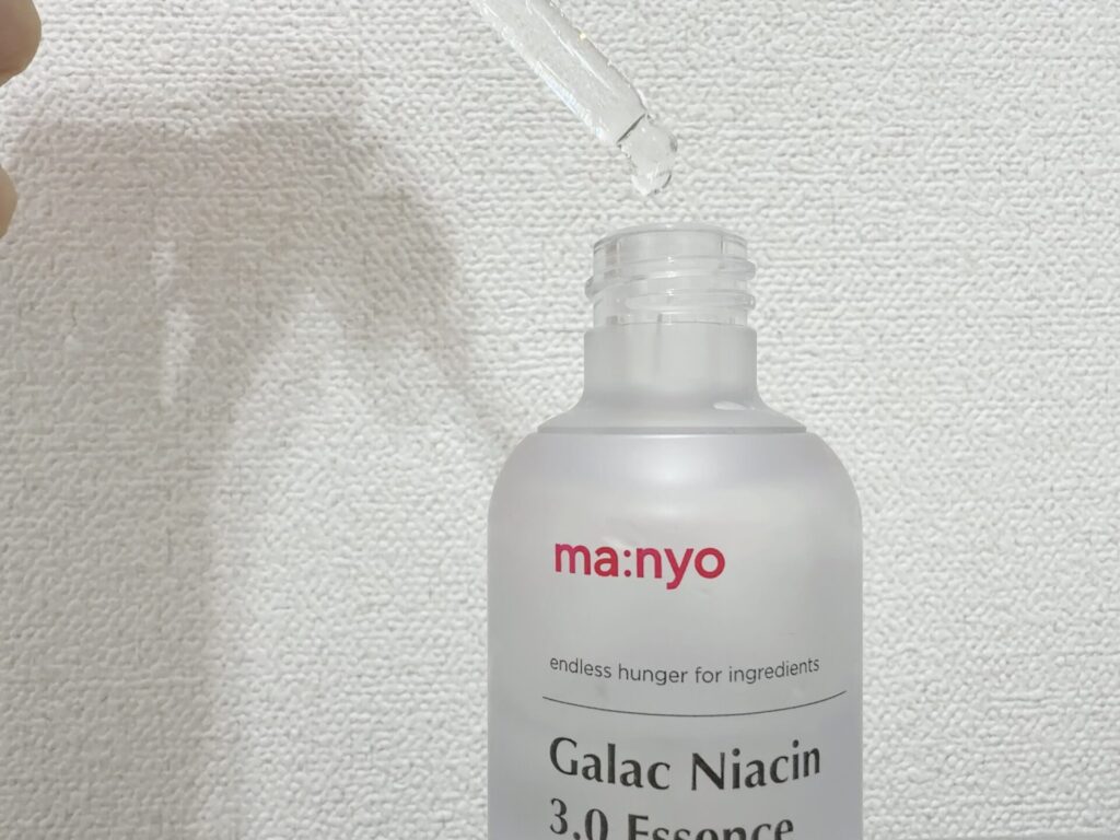 manyo ガラクナイアシン3.0エッセンスを実際に使ってみた感想